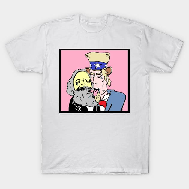 America's Secret Love Affair T-Shirt by cosmicfunkyjunction